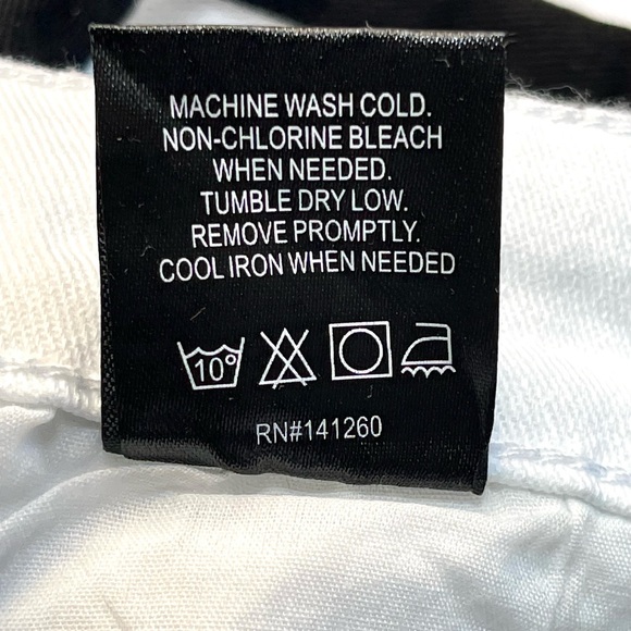 KDNK White Side Stripe Distressed Jeans - Picture 12 of 12